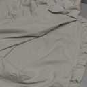 Beige Grey Body Pillow Cover 20x54inches Long Pillowcase Ruffled Pillowcases Shabby Chic Ruffled Fringe Decor Cute Body Ruffled Pillow Sham