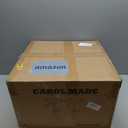 CAROLMADE Bar Stools Set of 2, Adjustable Metal Bar stools Swivel Counter Height Stool Backless Barstools for Kitchen Island Pub, Chrome