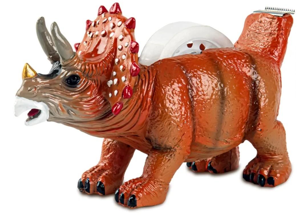 Dinosaur Desk Tape Dispenser - Cute Desktop Tape Holder for Office