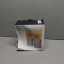 Host Glass FREEZE Double Wall Insulated Beer Glasses, 16oz Set of 2 in Gray