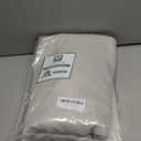 H.VERSAILTEX Room Darkening polyester Curtain for Bedroom/Living Room Extra Wide Blackout Curtains 100 x 84 Inches for Patio Glass Door, Primitive Textured Thick Burlap Look Fabric, Heather Ivory