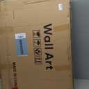 Large Framed Neutral Vintage Wall Art for Living Room, 3 Piece Retro Rustic Tree Ring Prints Canvas Artwork for Walls, Nature Paintings Pictures for Bedroom Hallway Home Office Wall Decor, 24x36 Inch