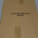 MAONAME Wood Display Risers Decorative tray, Farmhouse Pedestal Stand for Display Home Decor, Vintage Brown Beaded Wooden Tray for Kitchen Counter, Short and Tall Footed