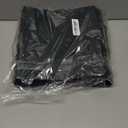 Vintage Hardback 3 Ring Binder 1.5 Inch, Professional Leather Binder 3 Ring, Three Ring Binders Fits 8.5 x 11, D Ring Binders for Photo Album, Home, School and Office Supplies- Black