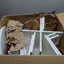 Aheaplus Rotating Bookshelf, Small Corner Bookshelf for Small Space, 360 Display 4 Tier Floor Standing Bookcase Storage Rack, Wood Narrow Book Shelf Organizer for Bedroom, Living Room, White