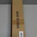 Black Curtain Rods for Windows 48 to 84 Inch, 1 Inch Heavy Duty Adjustable Decorative Curtain Rod with Lantern Ball Finials, Indoor/Outdoor Modern Single Window Rods, 30-88