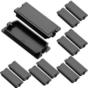 Kingdder 10 Pack Breaker Filler Plate, Circuit Breaker Panel Cover Knockout Filler Plate Box Cover Black