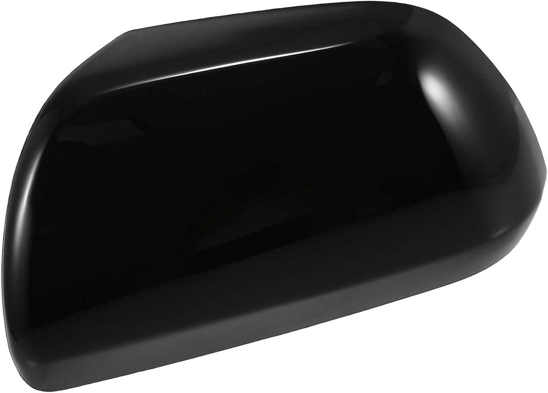for Toyota Highlander 09-14 Driver Passenger Side Mirror Covers Cap Replacement Rearview Mirror Guard Covers Black 1pcs