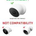 34ft Power Cord Compatible with Google Nest Cam(Battery) Camera, Magnetic Charging Cable for Google Nest Cam Indoor Outdoor Camera