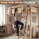 Lesolar Ladder Handrail,Steel Handrails for Loft Ladders Size: 51”Length