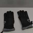 PULIOU Winter Waterproof Thermal Gloves for Men Women, Cold Weather Windproof Ski Snow Gloves with Touchscreen Fingers for Running Cycling Hiking Driving (Small, Black-Style 1)