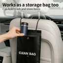 Car Trash Bags Hanging, 50 Pack Leakproof Waterproof Disposable Auto Garbage Bags