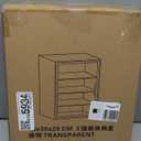 Corzeergi Bakery Display Case with 4 Layers, Bread Box for Kitchen Countertop, Clear Pastry Display Case, Cookie Display, Baked Goods Display