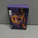 Black Cat Costume for Girls, Halloween Cat Costume Set with Light Up Tutu Skirt, Ears Headband Tail Gloves for Kids