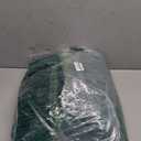 Green Fleece Throw Blanket 6080 for Couch Sofa Bed, Super Soft Cozy Plush Microfiber Flannel Blanket with Stripes Design Lightweight for Adults, Woman, Girls