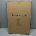 Bloomingville Wood Framed Scalloped Wall Mirror, Cream Color