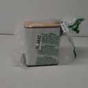 SIDIANBAN Bathroom Trash Can with Bamboo Lid Soft Close and Foot Pedal, Small Rectangular Slim Garbage Can with Inner Wastebasket for Bedroom, Office, Kitchen, 1.3Gal/5L, White