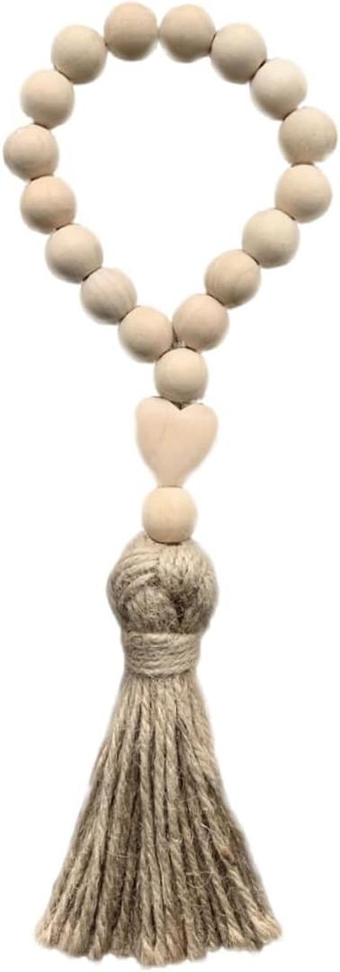 Beaded Pendant with Tassels Stylish Hanging Decor for Home Office Parties Unique Boho String Ornament for Wall Door Present for Loved Ones