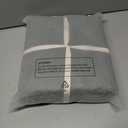 JIYUAN King Size Duvet Cover Set, 3-Piece - 100% Washed Cotton, Linen-Like Soft & Breathable with Zipper Closure, Includes 104x90 Inch Cover & 2 Pillowcases, Heathered Green