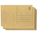 Best Paper Greetings 50 Pack Brown Blank Kraft Paper Postcards Bulk Self Mailer 4x6 Inch Mailing Postcards