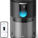 DREO Smart Air Purifier for Home, Up to 1176 ft, HEPA Sleep Mode, Air Cleaner for Large Rooms & Bedrooms, Wi-Fi/Voice/Alexa, Pets, Smoke, Dust, Pollen & Odors, PM2.5 Monitor, DR-HAP009S (Dreo 539S)