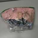 Sucolan Women's Summer Tops Dressy Casual Notch V Neck Ruffle Short Sleeve Flowy Shirts Cute Blouses Tops (Pink, S)