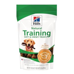 Hill's Natural Training Soft & Chewy Treats, All Life Stages, Great Taste, Dog Treats, Chicken, 3 oz Bag (BBD 10/2026)