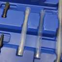 Orion Motor Tech Brake Bleeder Kit with Hand Vacuum Pump and Adapters, Brake Bleeding Kit for Brake Fluid Power Steering Fluid More, Vacuum Brake Bleeder Pump with Pressure Gauge (Blue)