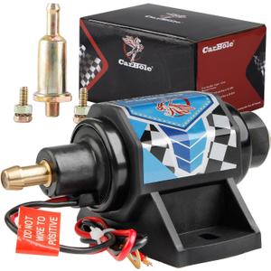 CarBole 12 Volt Electric Fuel Pump 5-9 PSI, 35 GPH for Gasoline Engines