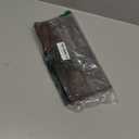 Car Leather Trash Bag Smart LED Waterproof Organizer Storage Garbage Can (Brown)