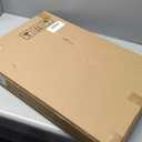 18x27 inch Large Modern Feather Leaf Shape Wall Clock for Living Room Decor, White Unique Silent Decorative Art Clock for Home Bedroom Office Dining Kitchen