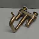 Delta Nicoli Centerset Brushed Gold Bathroom Faucet with Sprayer, 4 Inch 3 Hole Bathroom Sink Faucet with Pull Out Sprayer, Push-Pop Drain, Champagne Bronze 25849LF-CZ