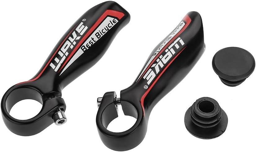 Bicycle Handlebar Ends,1 Pair Aluminum Alloy Mountain Bike Bicycle Handlebar Bar Ends Hand Grip End 22.2mm