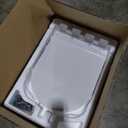 Capri 2-Piece Wall Hung Toilet 0.8/1.6 GPF Dual Flush Gravity Fed D Shape in White