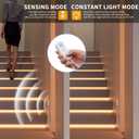 PAUTIX Dotless LED Lights,COB LED Strip Lights with Motion Sensor,5V USB Powered 2700K Warm White,Super Bright Dimmable Motion Activated,Bedroom,Cabinets,Kitchen,Stairs,Closet Indoor Lighting