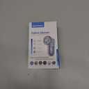 BEAUTURAL Fabric Shaver and Lint Remover, Sweater Defuzzer with 2-Speeds, 2 Replaceable Stainless Steel Blades, Battery Operated, Remove Clothes Fuzz, Lint Balls, Pills, Bobbles Gray