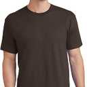 Port & Co. Men's 5.4-oz. Cotton Crewneck T-Shirt XXL Brown