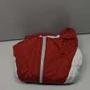 AOFITEE Fullbody Dog Coat Warm Fleece Dog Jacket, Windproof Dogs Winter Coat with Harness Built in, Reflective Turtleneck Dogs Snowsuit Puffer Jacket, Four Legged Pet Snow Suit, Christmas Red L (Burgundy)