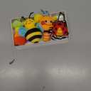 Infinno Baby Wrist Rattle Socks and Foot Finder Set, Perfect Baby Toys for 0-12 Months Newborn Boys and Girls As Shower Gifts, Garden Bug Series