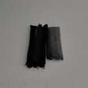 Velvet Heatless Curling Set - 3 Satin Rods for Soft Overnight Curls, No-Heat Rollers for Short Hair, Sleep-Friendly Black Curlers