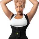 HOT SHAPERS Hourglass Body Sculpting Kit - Cami Hot Waist Cincher & Waist Trainer with Sweat Fabric for Body Contouring (Small)