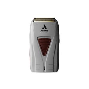 Andis TS-1 17235 Pro Foil Lithium Titanium Foil Shaver, Cord/Cordless, Smooth Shaving Cordless Shaver with Charger, New Pro Foil Shaver, Gray