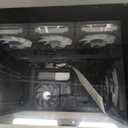 Gaming PC Case, ATX Cpmputer CASE with 7 PWM ARGB Fans Pre-Installed,Type-C Full-View Dual Tempered Glass, Mid Tower Computer CASE Black, (H4)