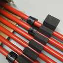 TIGER ARCHERY 34inch Bowfishing Arrows Solid Fiberglass Shaft with Broadhead for Compound Bow and Recurve Bow Fishing Arrow Archery and Hunting (Pack of 6)