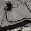 2-3 Person Clear Sport Tent with Extra Rain Cover - Windproof Winter Tent for Ice Fishing, Backyard & Outdoor Sports