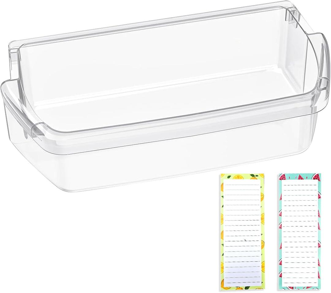 Upgraded W10803530 Refrigerator Door Shelf Bin Compatible with Whirlpool Maytag Refrigerator Parts,W10582649 Whirlpool Fridge Door Shelf Replacement AP5982593 WRT311FZDW00 WRT311FZDW01 Door Shelves