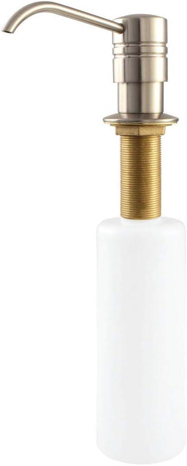 Kingston Brass SD2618 Milano Soap Dispenser, Brushed Nickel , 10" Length