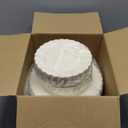 YOUBET 100PCS Ivory Scalloped Plastic Plates  Heavy Duty Gold Disposable Fancy Hard Plates Include 50 Dinner Plate, 50 Dessert Plate, for Wedding & Party Valentines Day