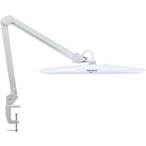 20-Inch LED Desk Lamp with Clamp, 24W 2200LM, Protected Arm, White
117 SMD LEDs deliver eye-caring daylight illumination with 4 brightness levels and reinforced dual metal arms