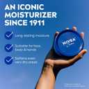 NIVEA Creme Face, Hand and Body Moisturizer Cream, Rich Body Cream for Dry Skin, Mothers Day Gifts, 16 Oz Jar